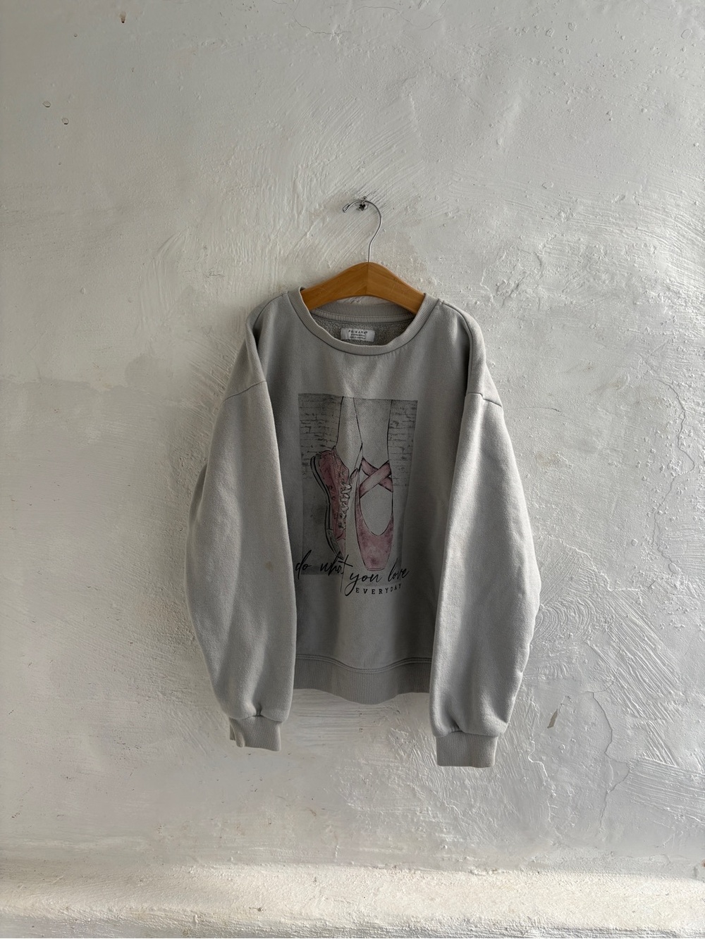 Primark size 11/12 year girls ballet crew neck